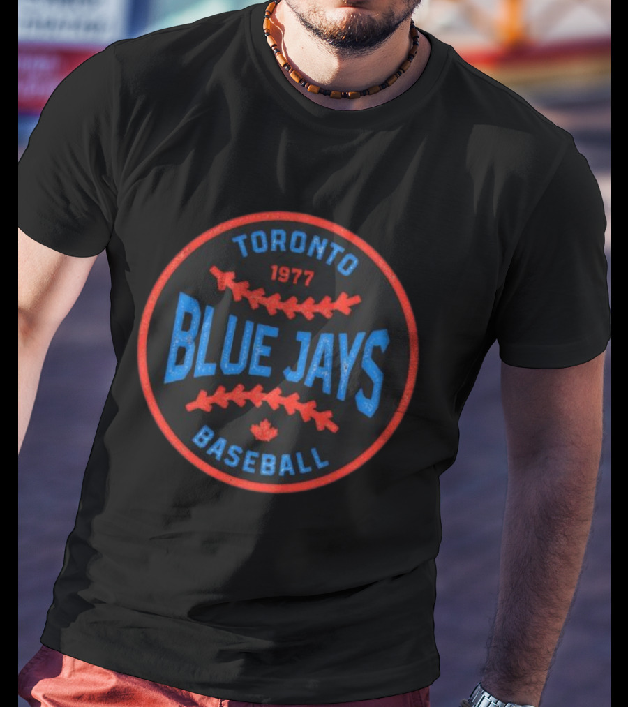 Toronto Blue Jays 1977 Vintage Emblem T-Shirt