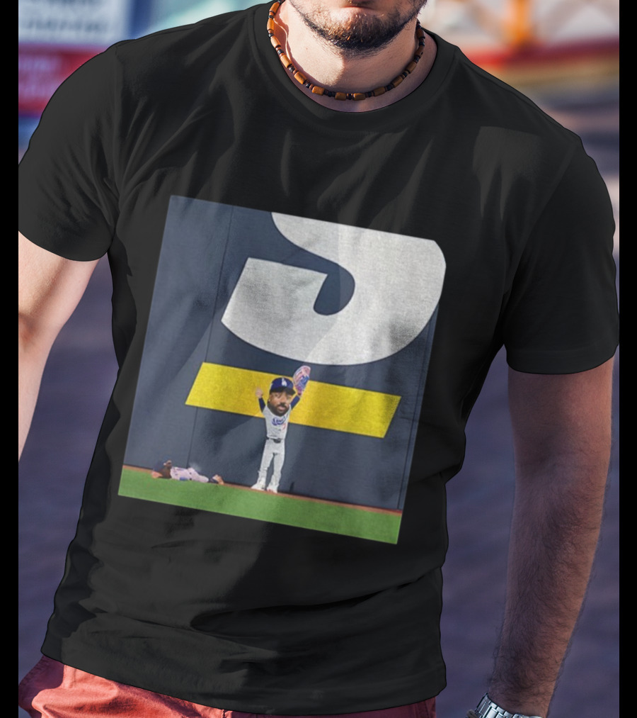 Andy Pages Catch World Series 2025 Champs Los Angeles Dodgers Victory Celebration T-Shirt