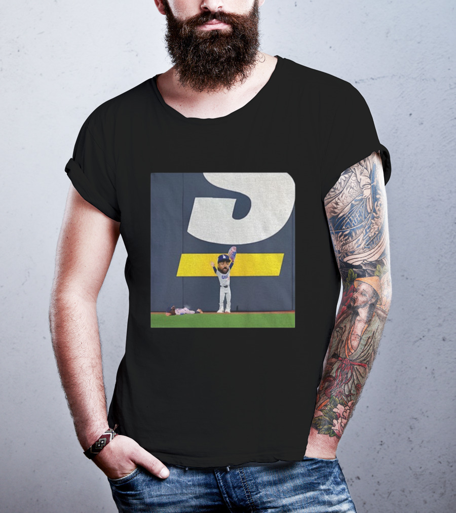 Andy Pages Catch World Series 2025 Champs Los Angeles Dodgers Victory Celebration T-Shirt