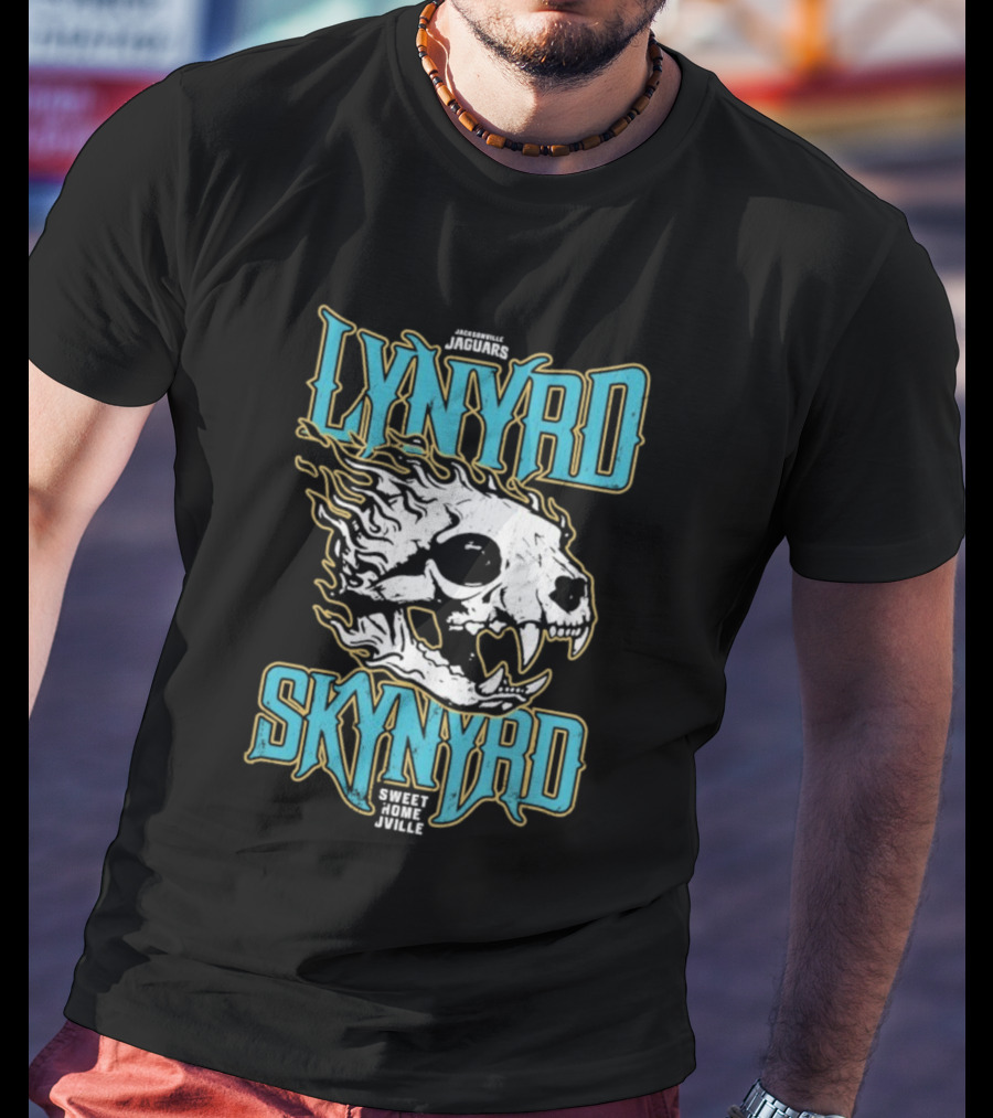Jacksonville Jaguars Lynyrd Skynyrd Sweet Home Jville Football Collaboration T-Shirt