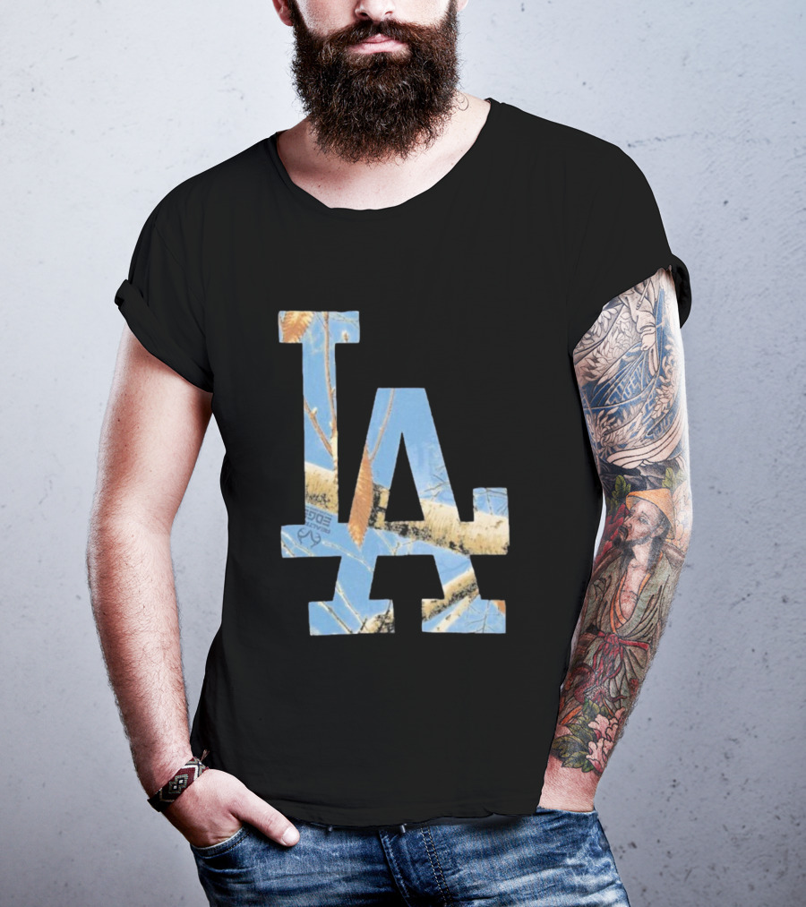 Los Angeles Dodgers LA Realtree Edge Camouflage T-Shirt