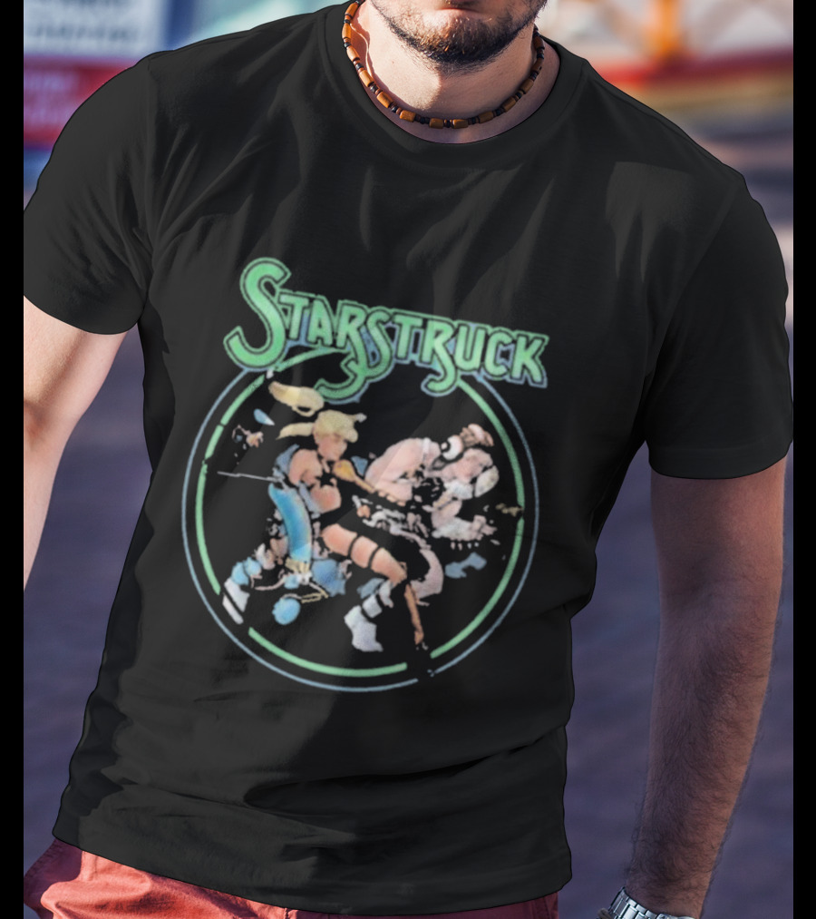 Starstruck Galatia 9 And Brucilla Dynamic Duo Retro Comic Style T-Shirt