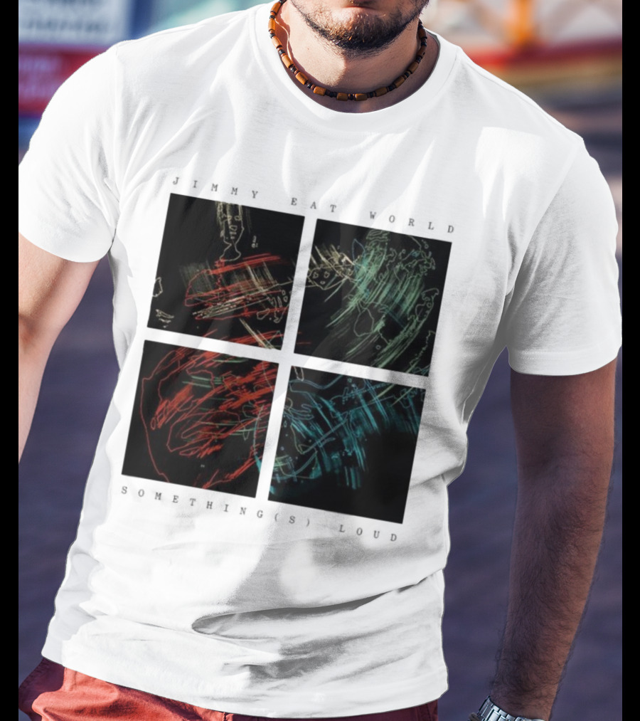 Jimmy Eat World Somethings Loud Quad Abstract Art T-Shirt
