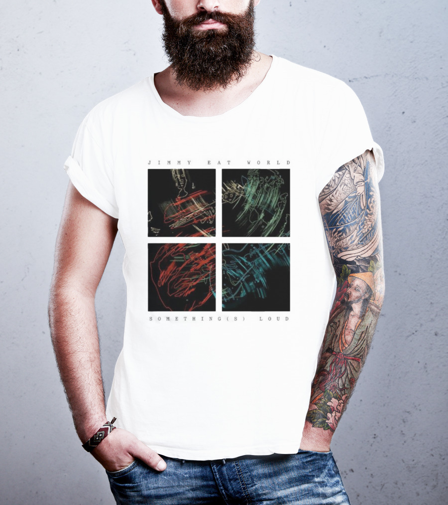 Jimmy Eat World Somethings Loud Quad Abstract Art T-Shirt