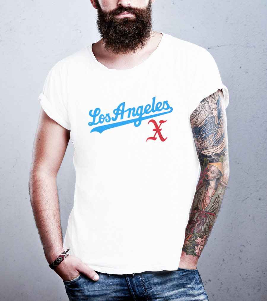 Los Angeles Dodgers MLB 2025 World Series Baseball X T-Shirt