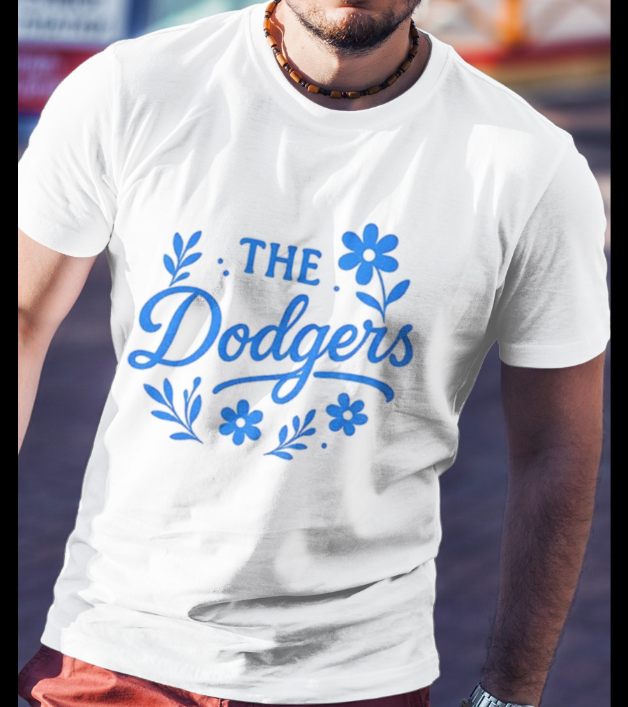 Floral Dodgers World Series 2025 Los Angeles Dodgers Flowers T-Shirt
