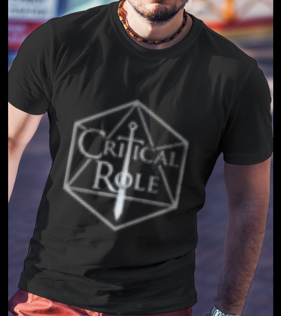 Critical Role Campaign 4 Roll Call Hexagonal Emblem T-Shirt