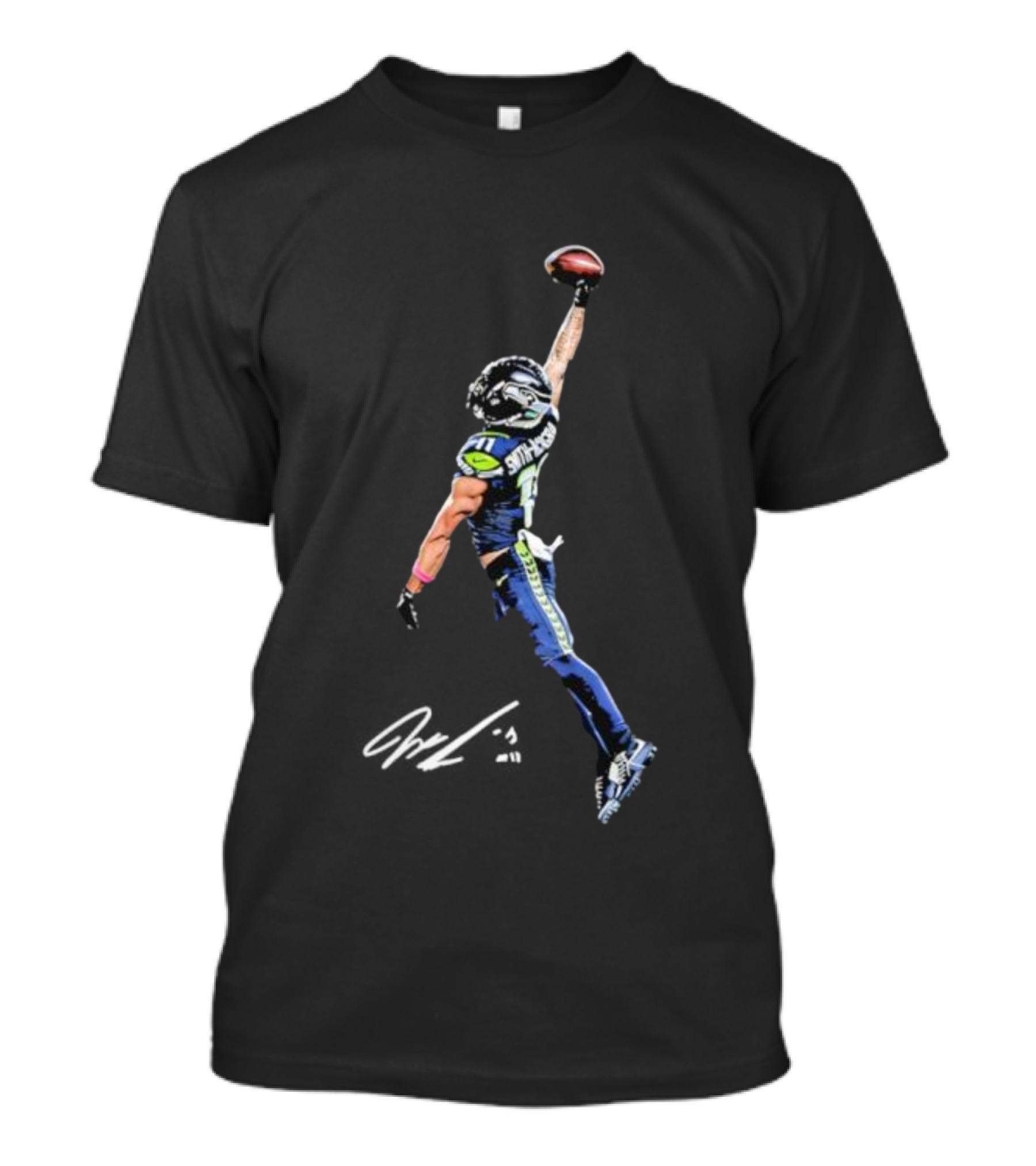 Smith-Njigba Signature Catch Seattle Football T-Shirt