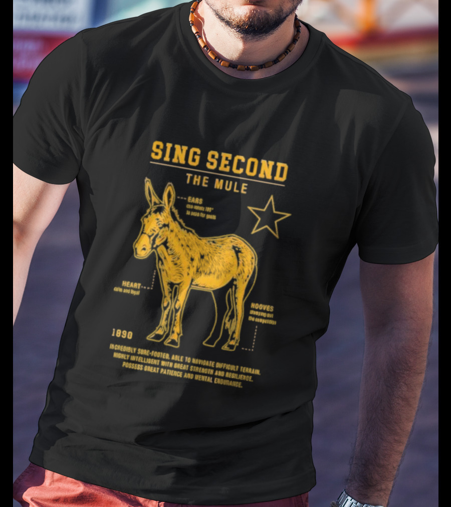Sing Second The Mule 1890 Star Chart T-Shirt