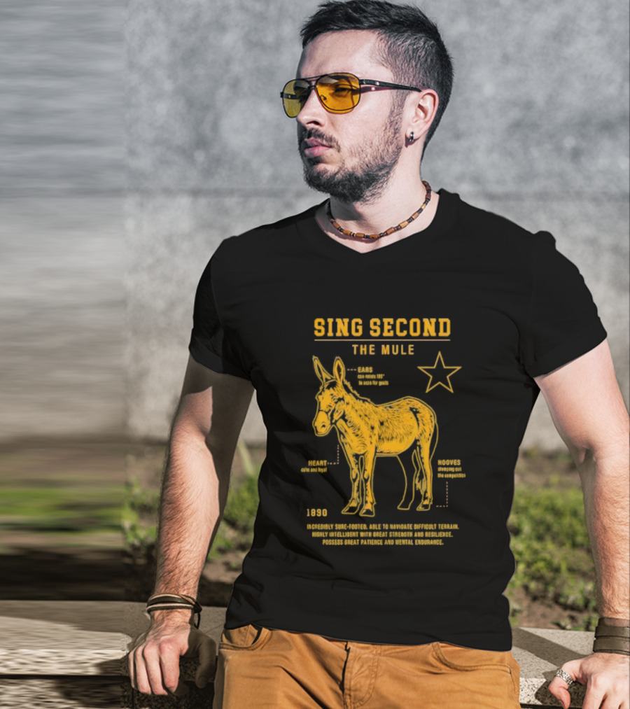 Sing Second The Mule 1890 Star Chart T-Shirt