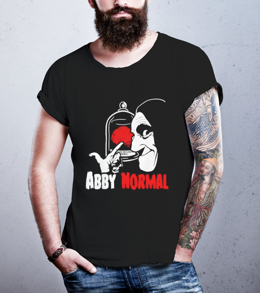 Abby Normal Red Brain Young Frankenstein Character настрой T-Shirt