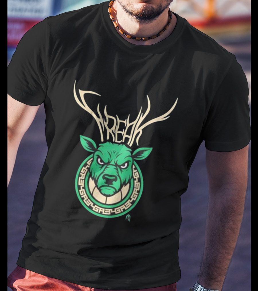 Freak Milwaukee Bucks Giannis Antetokounmpo Deer Player T-Shirt