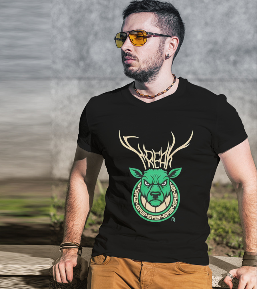 Freak Milwaukee Bucks Giannis Antetokounmpo Deer Player T-Shirt