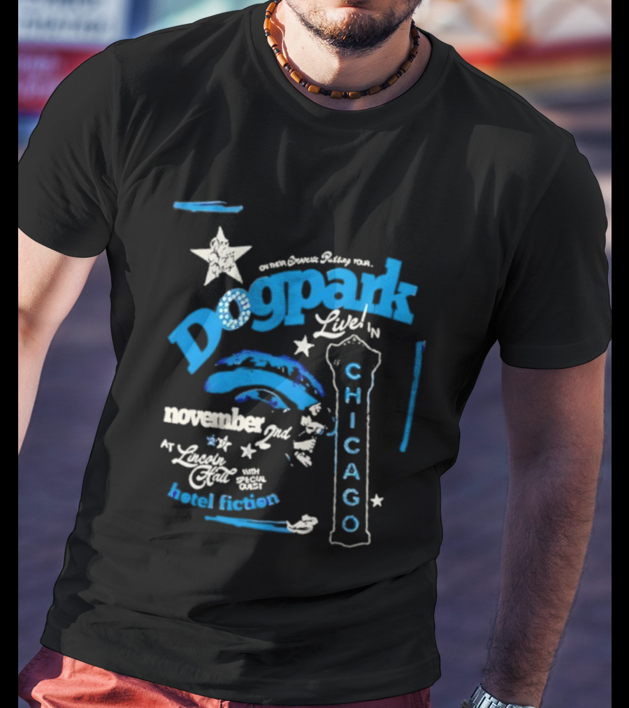 Dogpark Live Chicago November 2 2025 Lincoln Hall One Night Only T-Shirt
