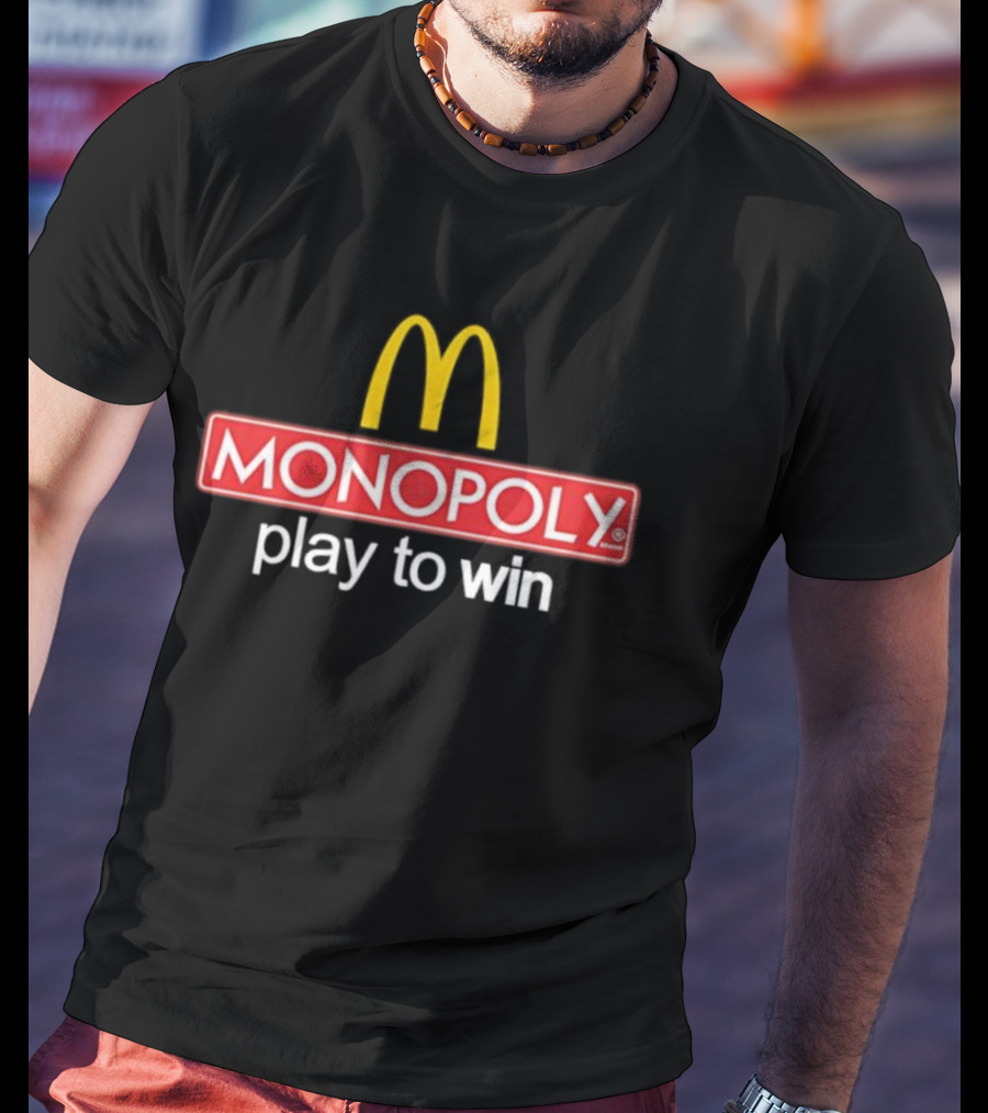 Monopoly Play To Win McDonald's Iconic Game Collaboration T-Shirt