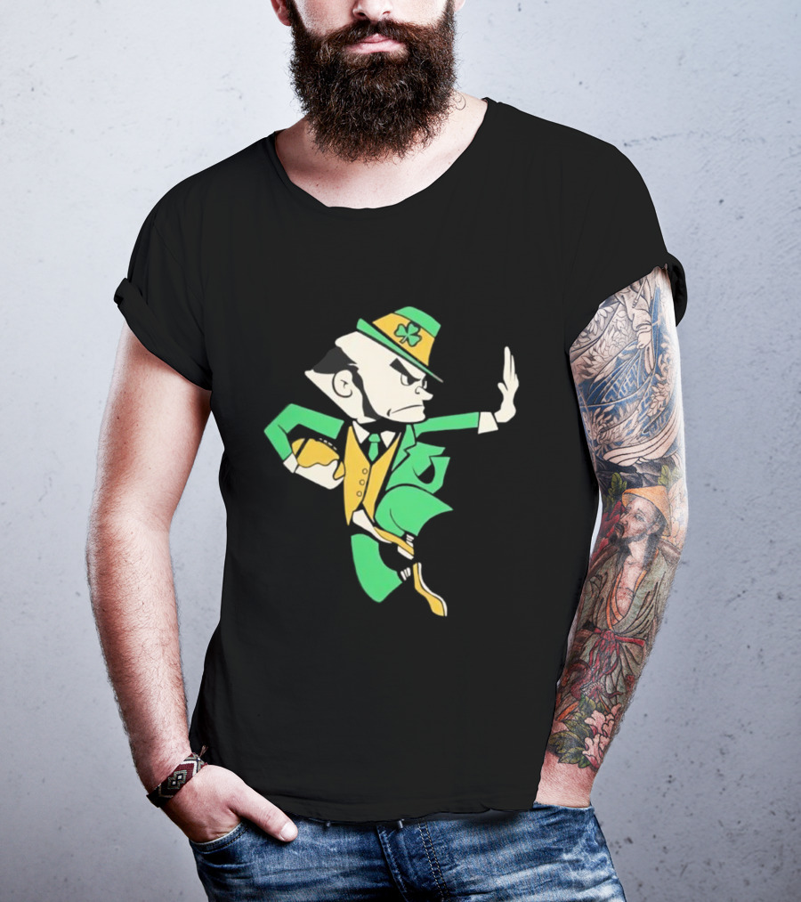 Notre Dame Fighting Irish Traditional Leprechaun Mascot T-Shirt