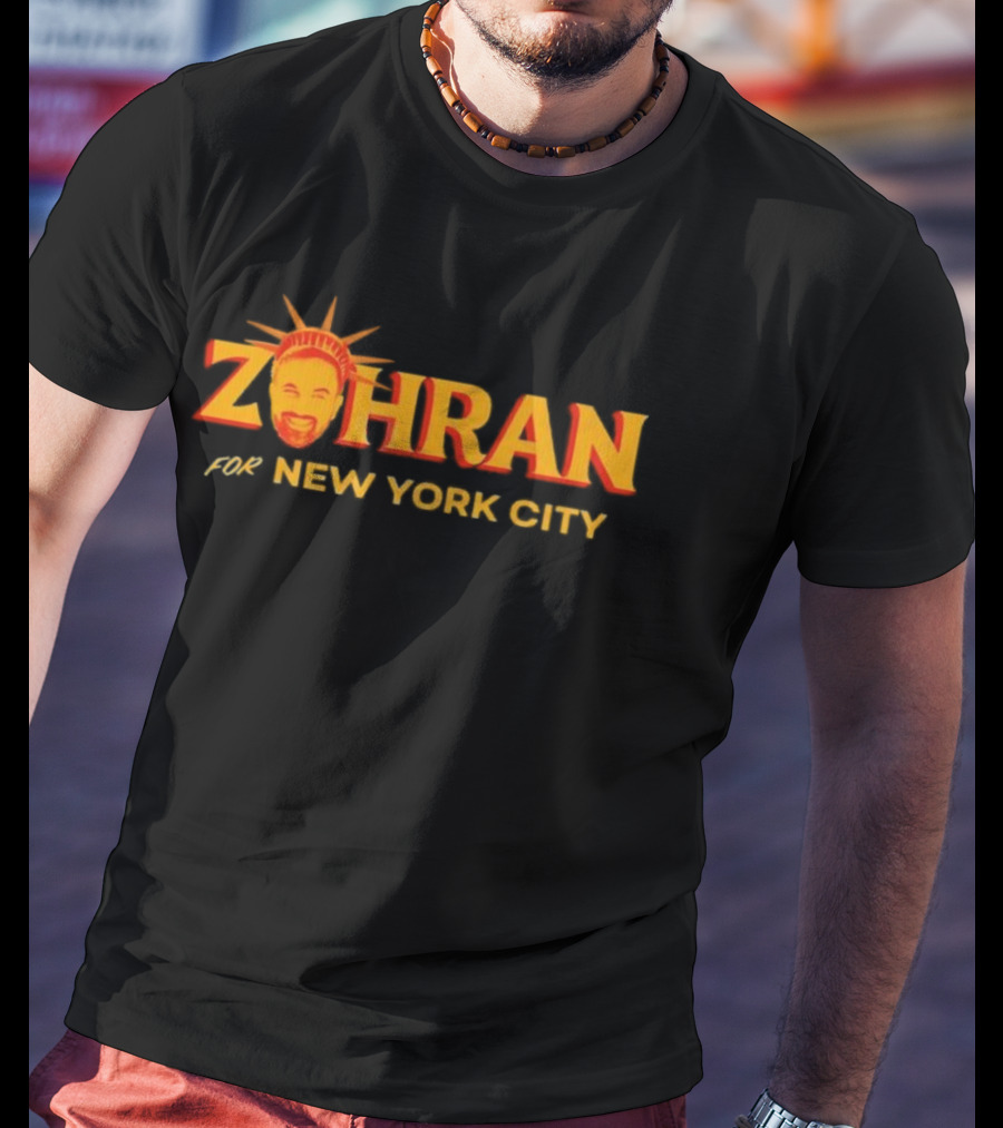 Zohran For New York City Sunburst Design T-Shirt