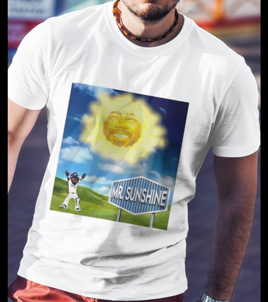 Dodgers Celebration Mini Mr. Sunshine LA Baseball Player T-Shirt