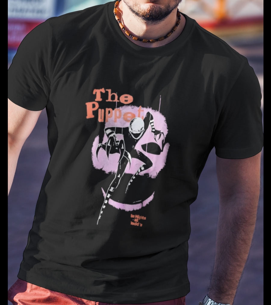 The Puppet Five Nights At Freddy’s Purple And Orange Design T-Shirt