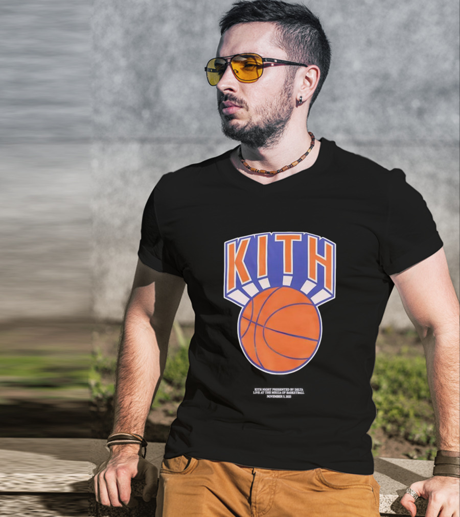 Kith New York Knicks Retro NY Nelson Basketball T-Shirt