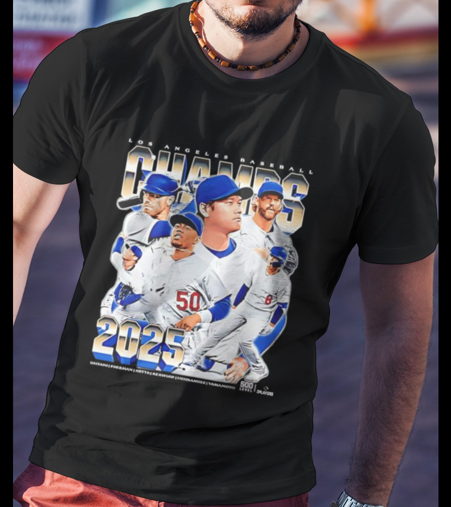 Los Angeles Baseball Champs 2025 Vintage T-Shirt