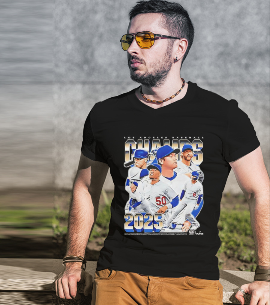 Los Angeles Baseball Champs 2025 Vintage T-Shirt