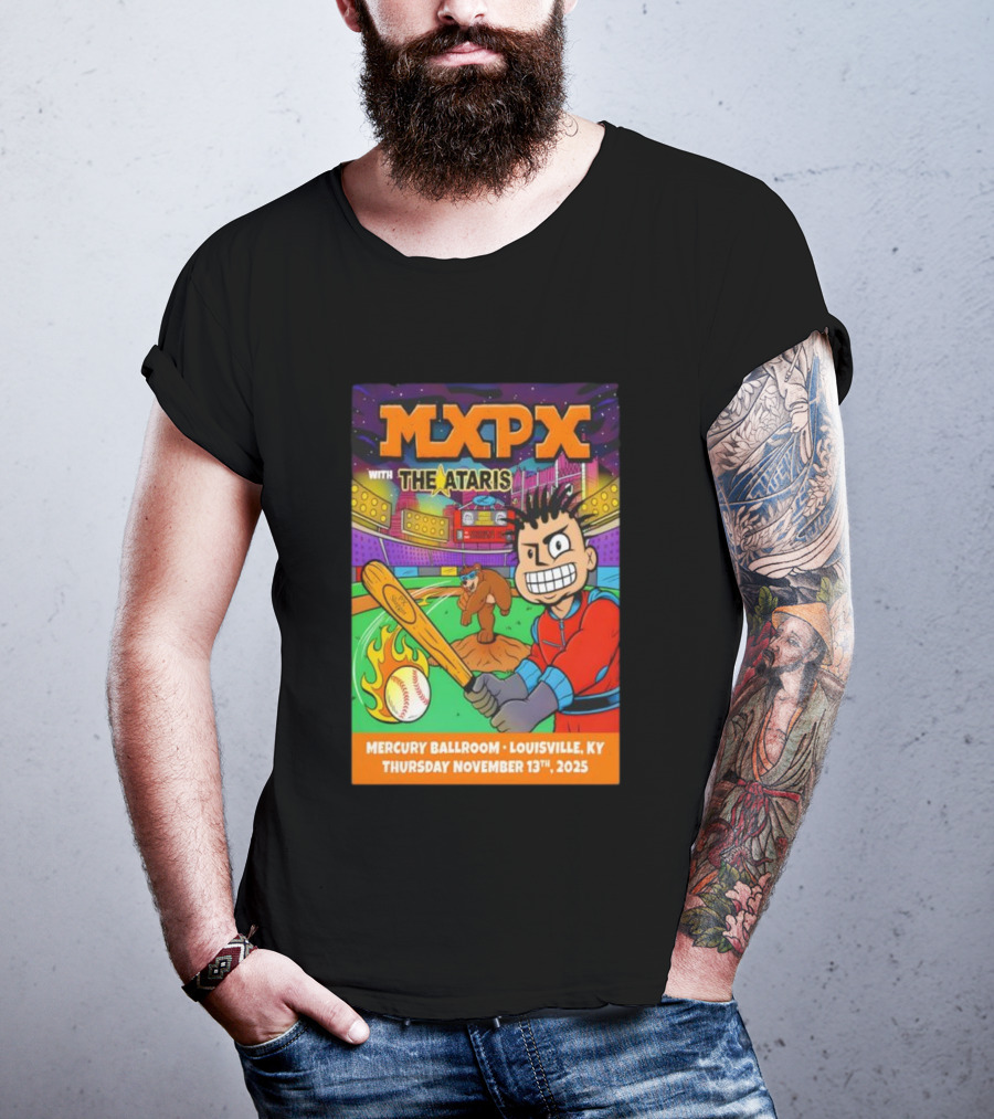 MXPX With The Ataris Concert Nov 13 2025 Mercury Ballroom Louisville KY T-Shirt