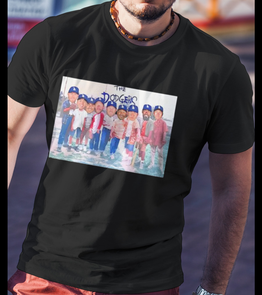 The Dodgers Team Meme Vintage Baseball Cap Group T-Shirt