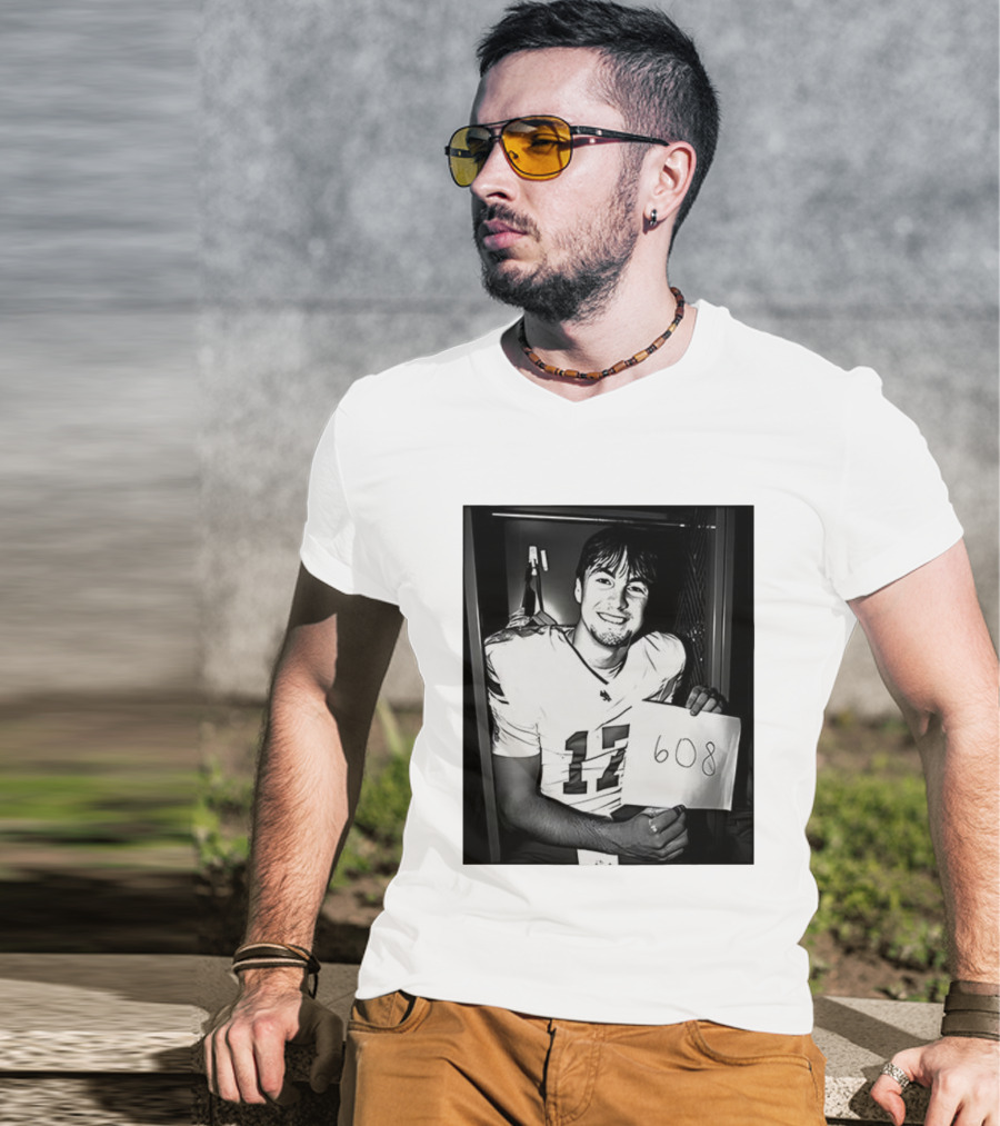 Drew Mestemaker 608 North Texas Mean Green Football Player 17 T-Shirt