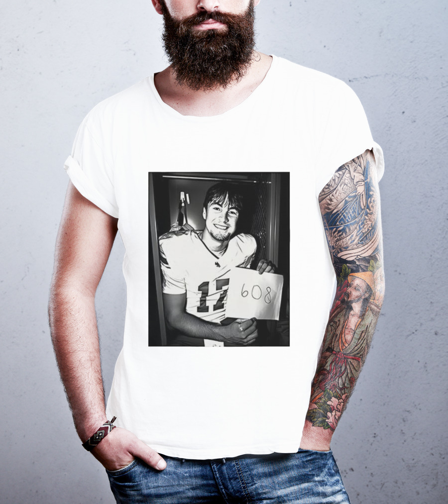 Drew Mestemaker 608 North Texas Mean Green Football Player 17 T-Shirt