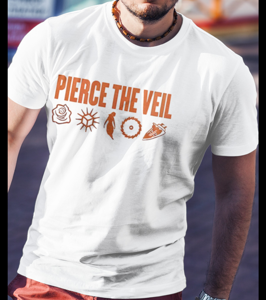 Pierce The Veil 2026 World Tour Symbols Icons Collection T-Shirt