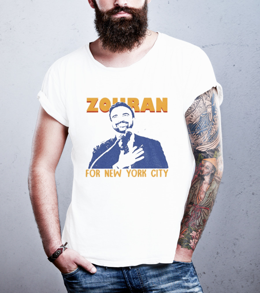 Zohran For New York City Mayor 2025 Political Campaign T-Shirt