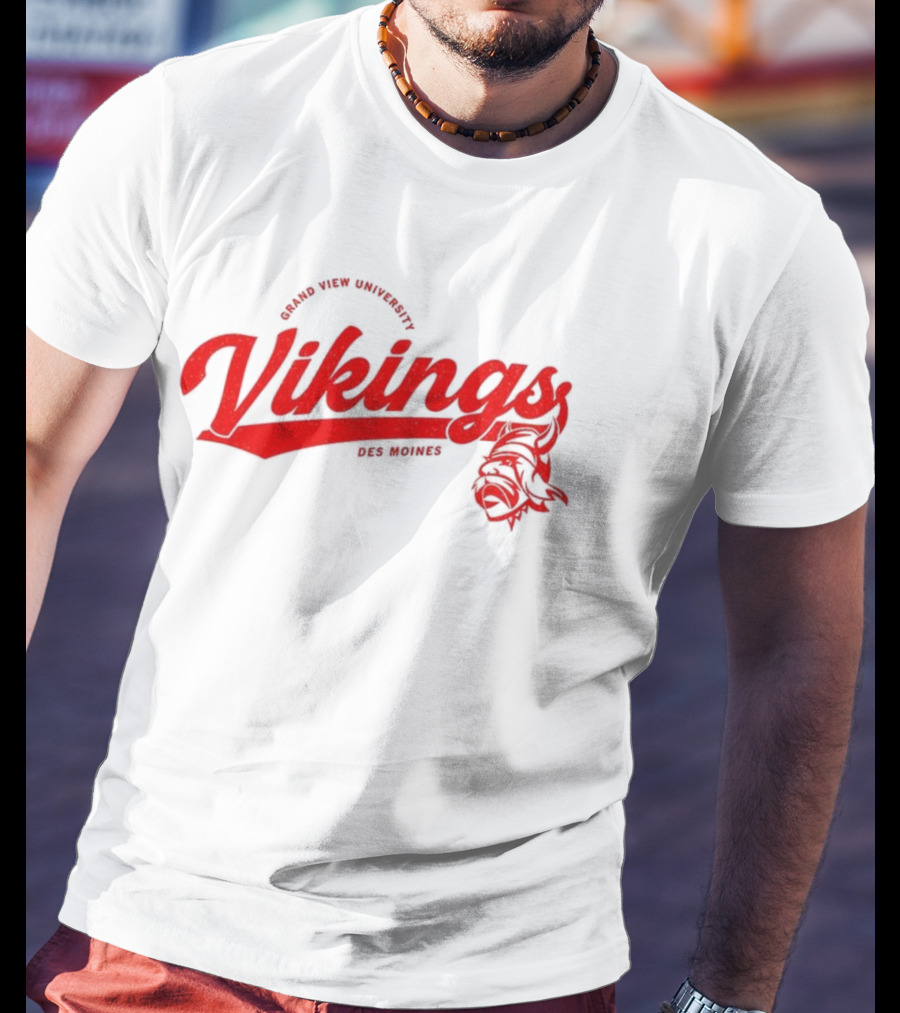 Vikings Grand View University Retro Style HydroFlow Pro T-Shirt