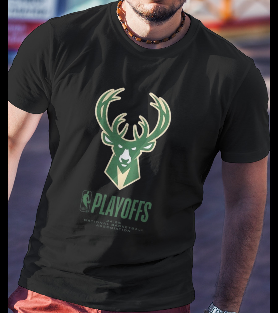 Milwaukee Bucks 2025 NBA Playoffs T-Shirt