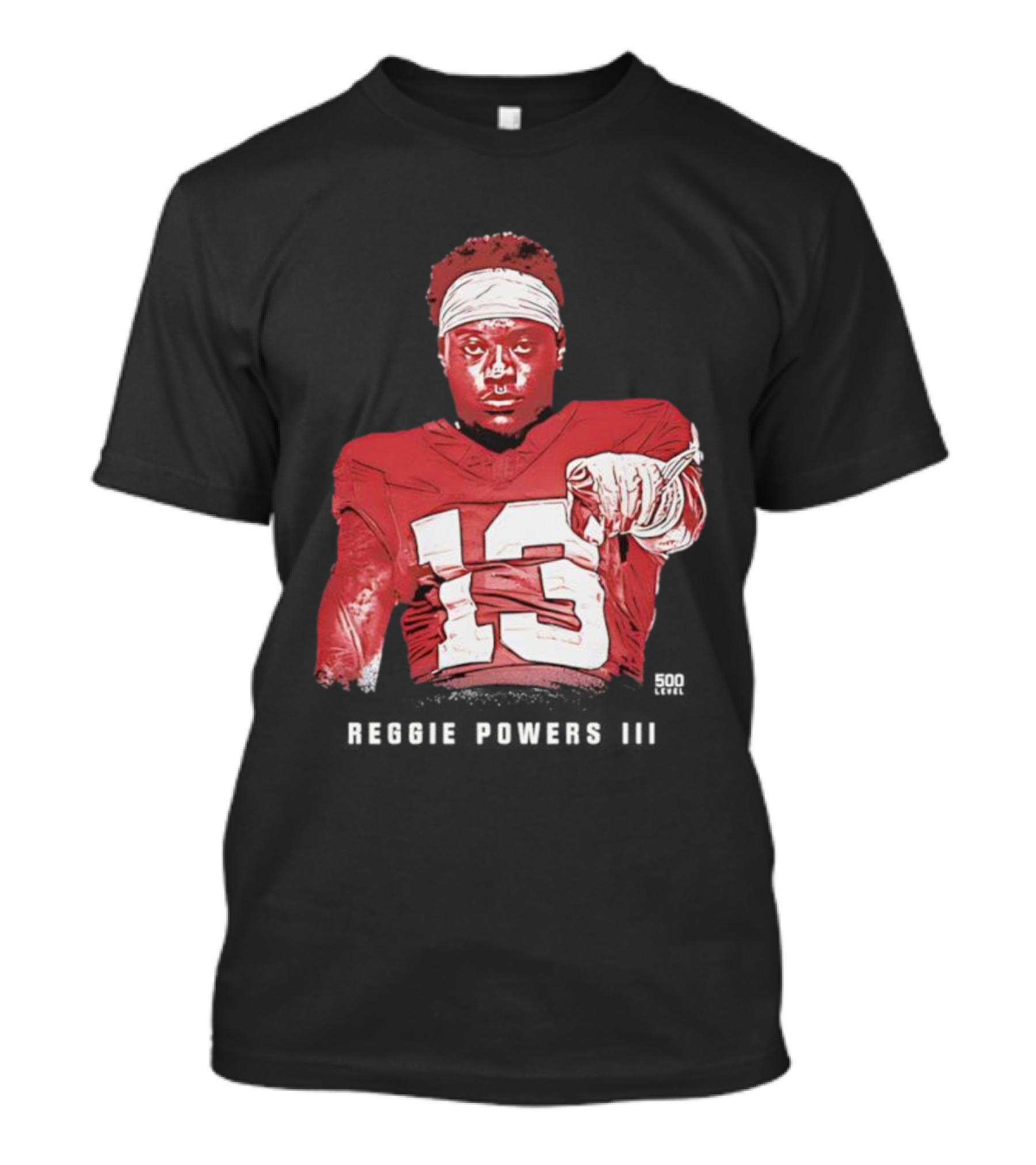 Reggie Powers III College Football Jersey 13 T-Shirt