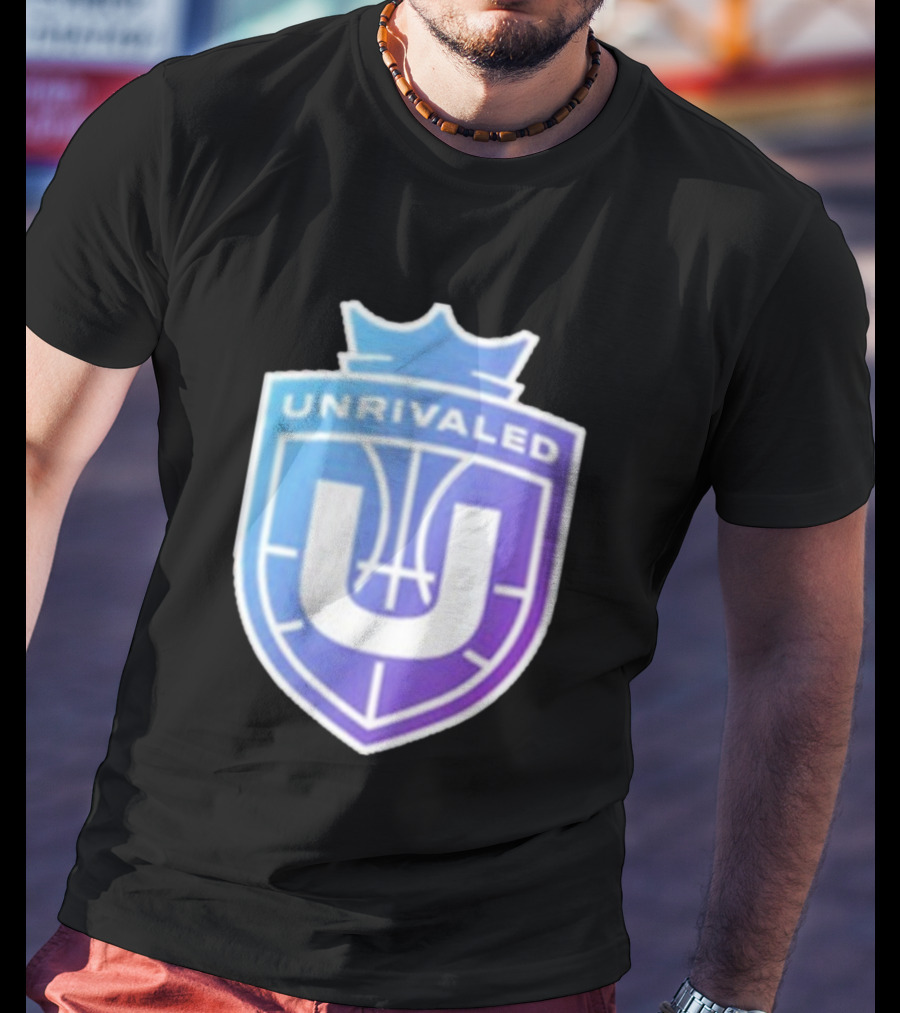 Unrivaled Gradient Basketball Crest T-Shirt