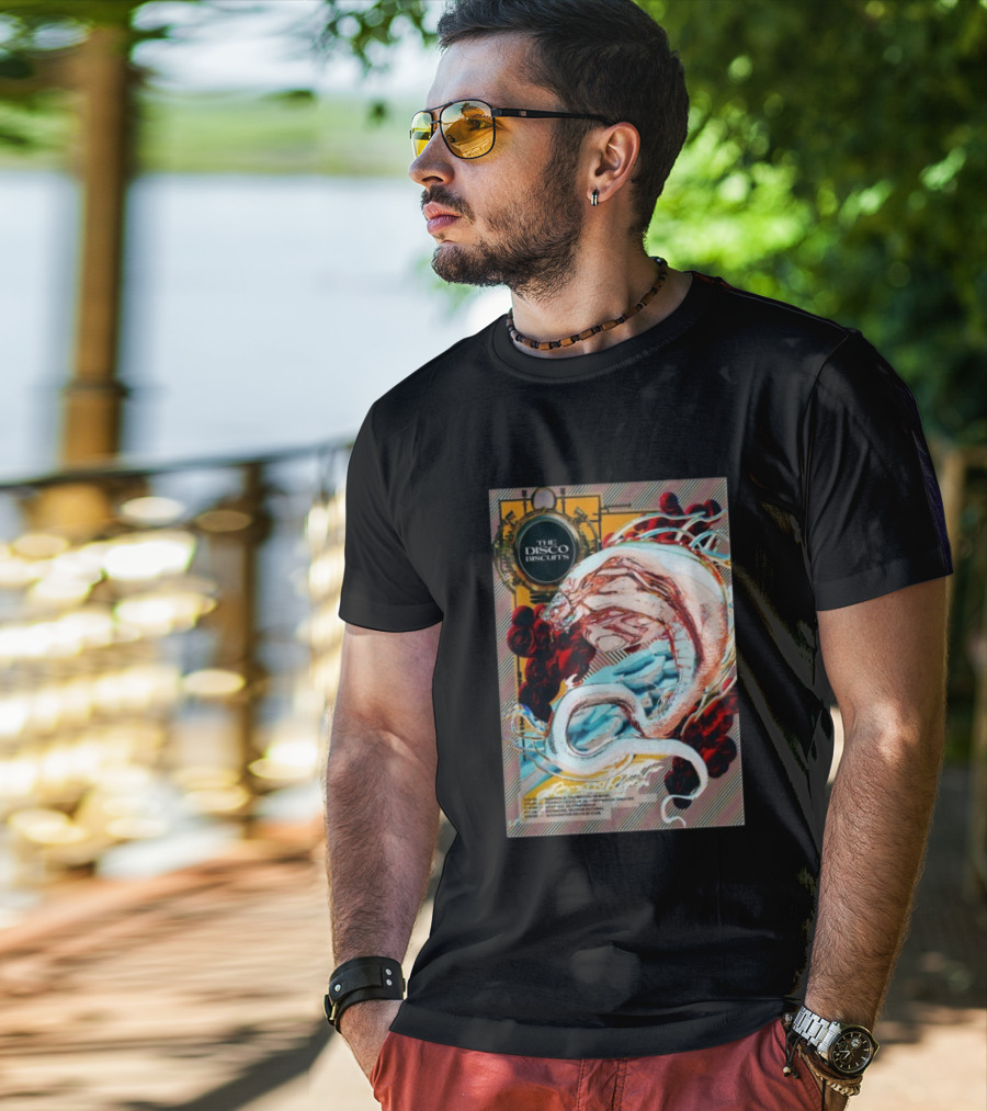 The Disco Biscuits Nov 8 2025 Washington DC Concert Event Snake Art T-Shirt