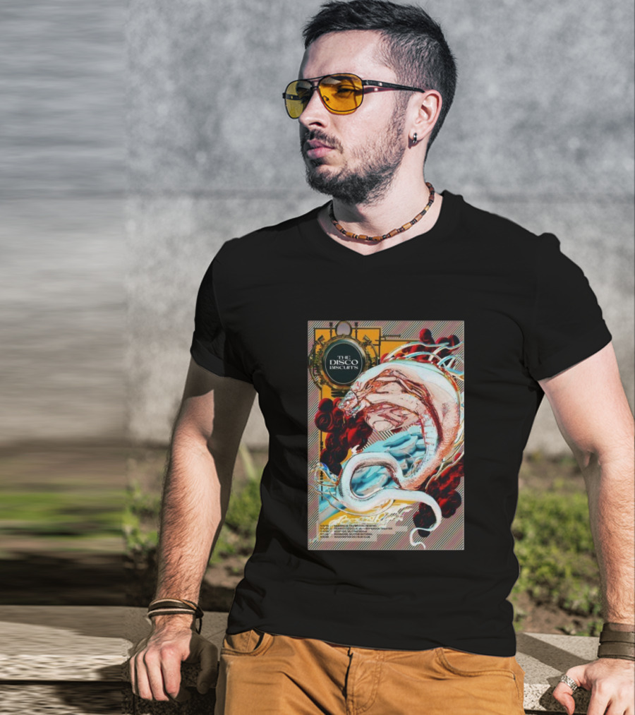 The Disco Biscuits Nov 8 2025 Washington DC Concert Event Snake Art T-Shirt