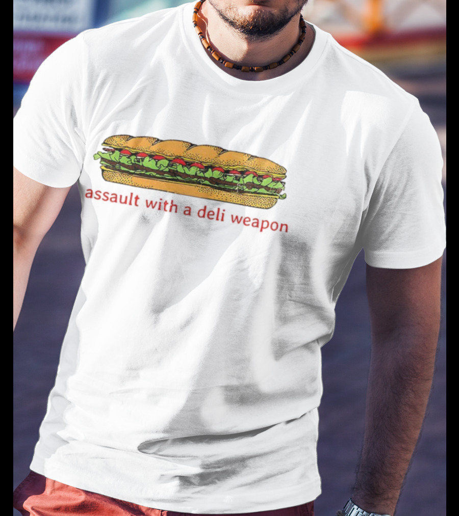 Assault With A Deli Weapon DC Sandwich Thrower Anti Ice Resist Sub Artistry T-Shirt