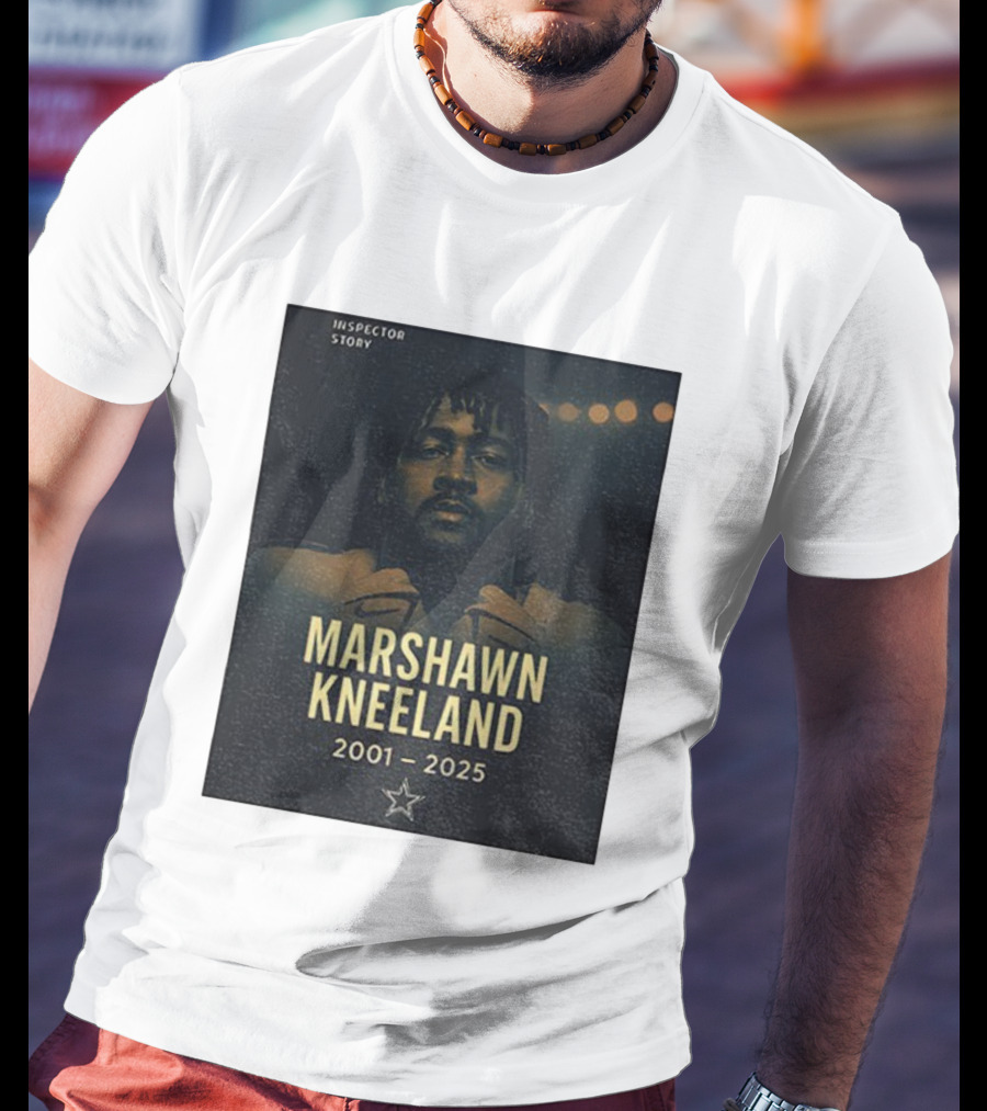 Inspector Story Marshawn Kneeland 2001-2025 Dallas Cowboys Star T-Shirt