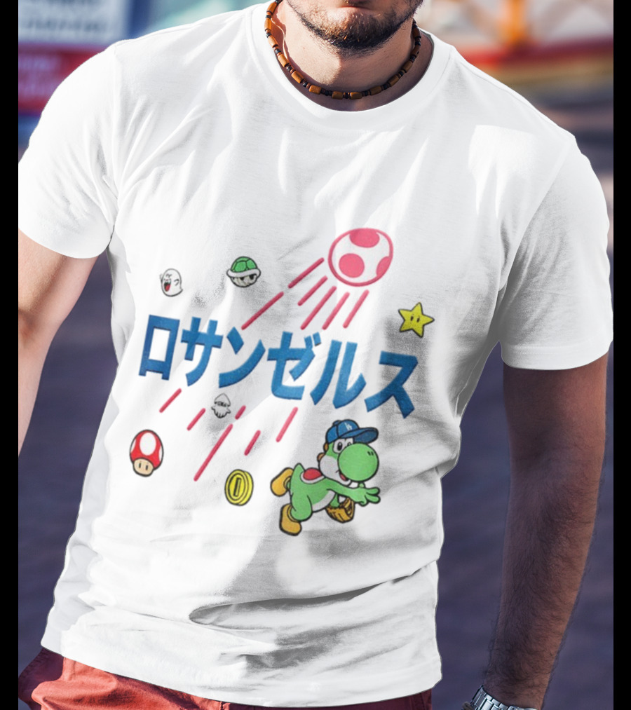 Yoshinobu Yamamoto Los Angeles Dodgers Yoshi Mario World Series MVP 2025 T-Shirt