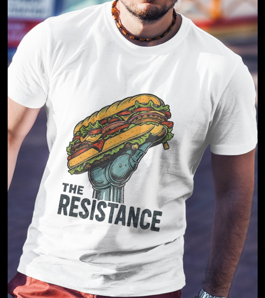 The Resistance Sandwich Fist Abolish ICE Washington T-Shirt