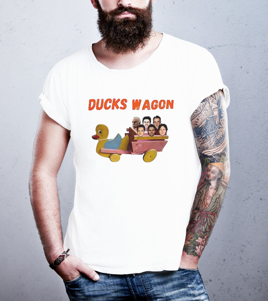Anaheim Ducks Wagon With Faces T-Shirt