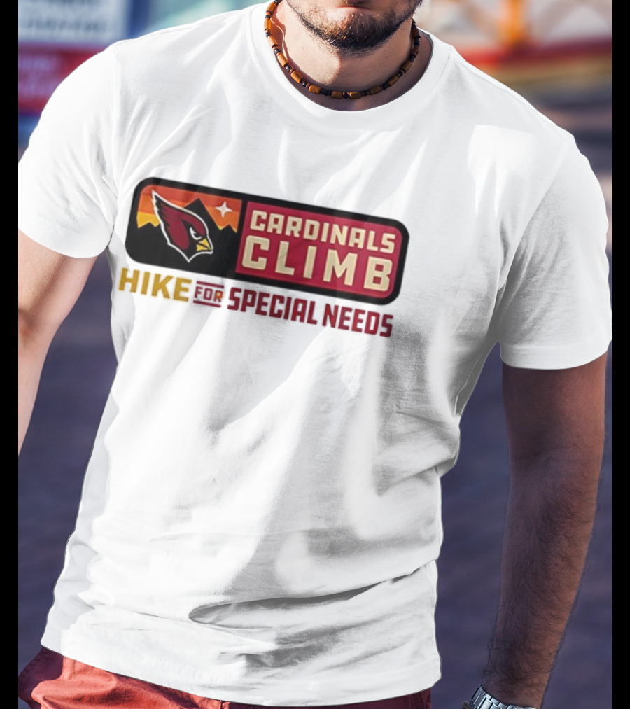 Cardinals Climb Hike For Special Needs 2025 Adventure T-Shirt
