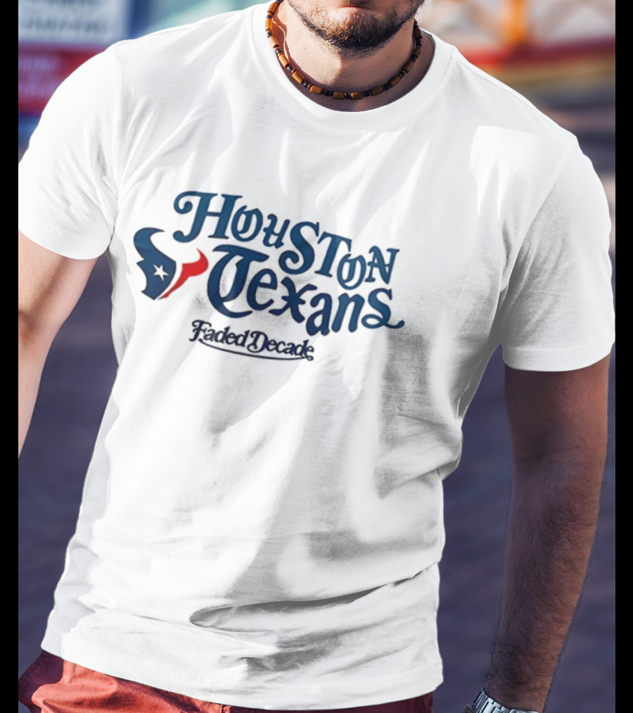 Houston Texans Faded Decade Collaboration T-Shirt