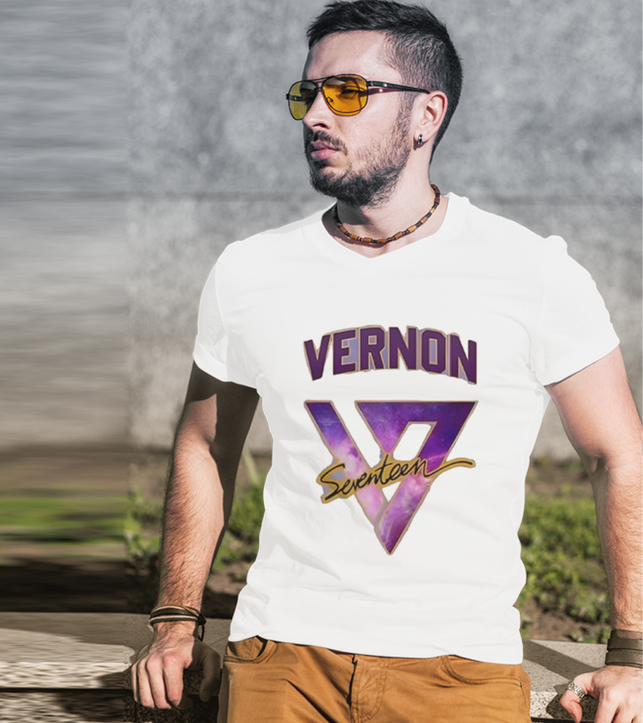 Seventeen World Tour Vernon Collaboration With Los Angeles Lakers T-Shirt