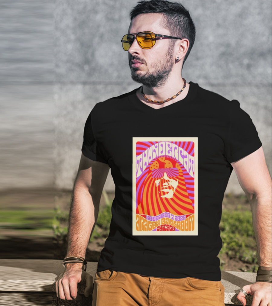 Thundercat November 2025 Aragon Ballroom Chicago Psychedelic Tour T-Shirt