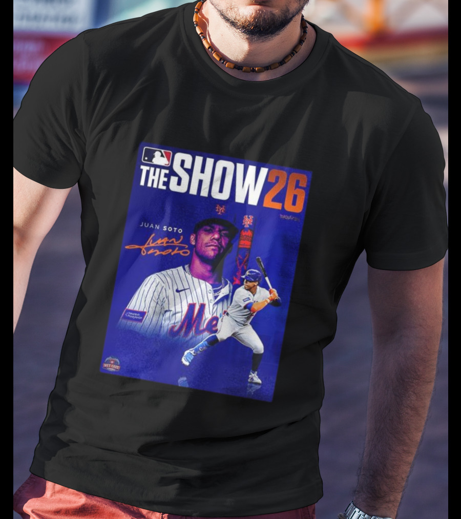 The Show 26 Juan Soto Mets Signature Edition MLB T-Shirt
