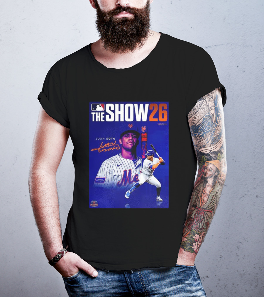 The Show 26 Juan Soto Mets Signature Edition MLB T-Shirt