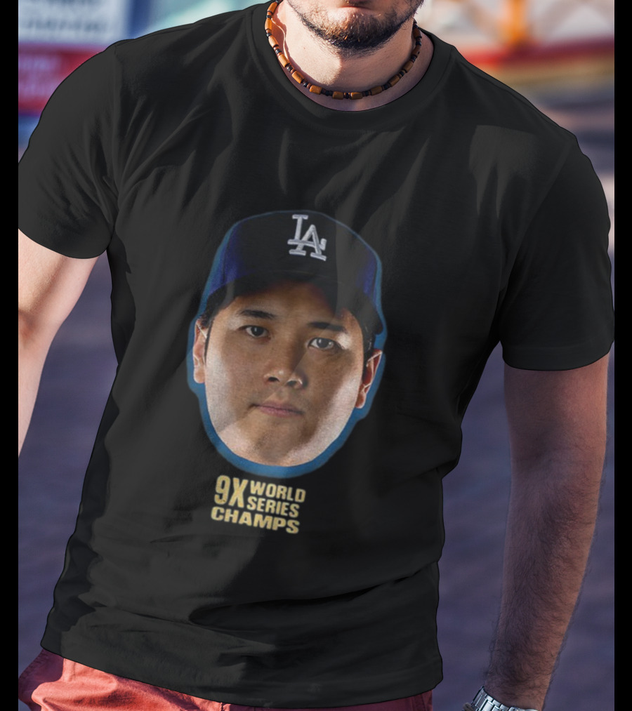 Shohei Ohtani Los Angeles Dodgers 9X World Series Champs 2025 T-Shirt
